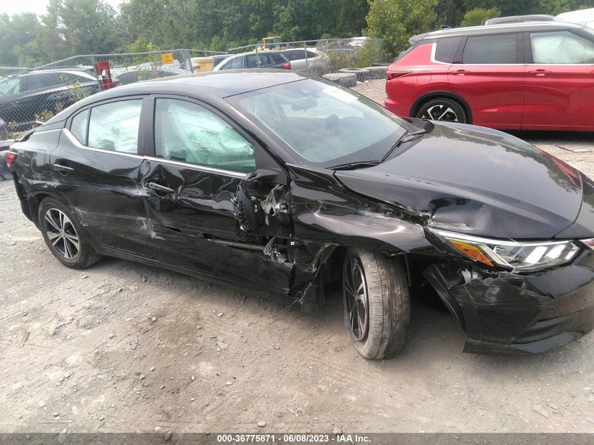 VIN 3N1AB8CV3MY251842 2021 NISSAN SENTRA SV
