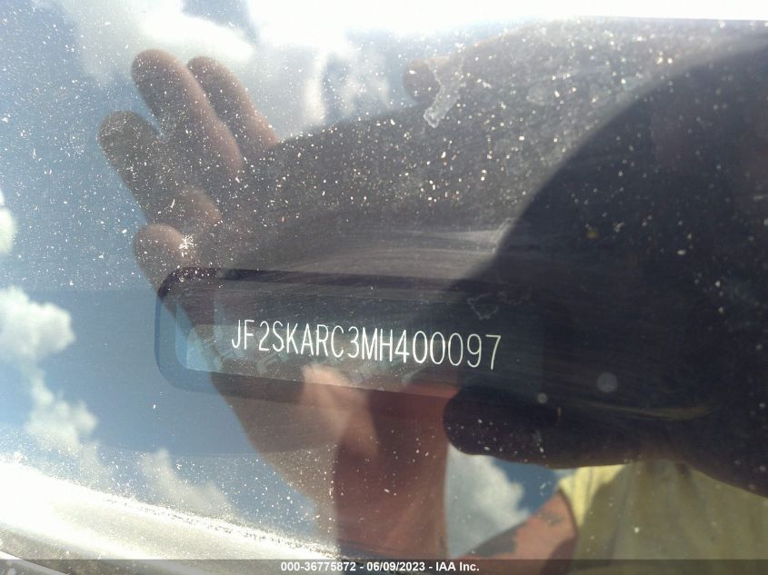 2021 SUBARU FORESTER SPORT - JF2SKARC3MH400097