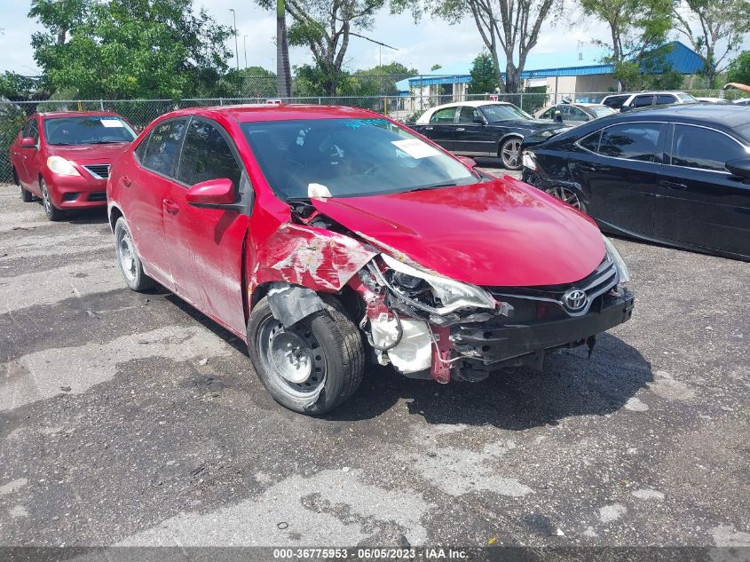 2015 TOYOTA COROLLA L/LE/S/S PLUS/LE PLUS - 2T1BURHE8FC242728