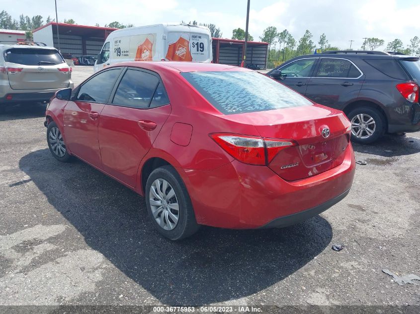 2015 TOYOTA COROLLA L/LE/S/S PLUS/LE PLUS - 2T1BURHE8FC242728