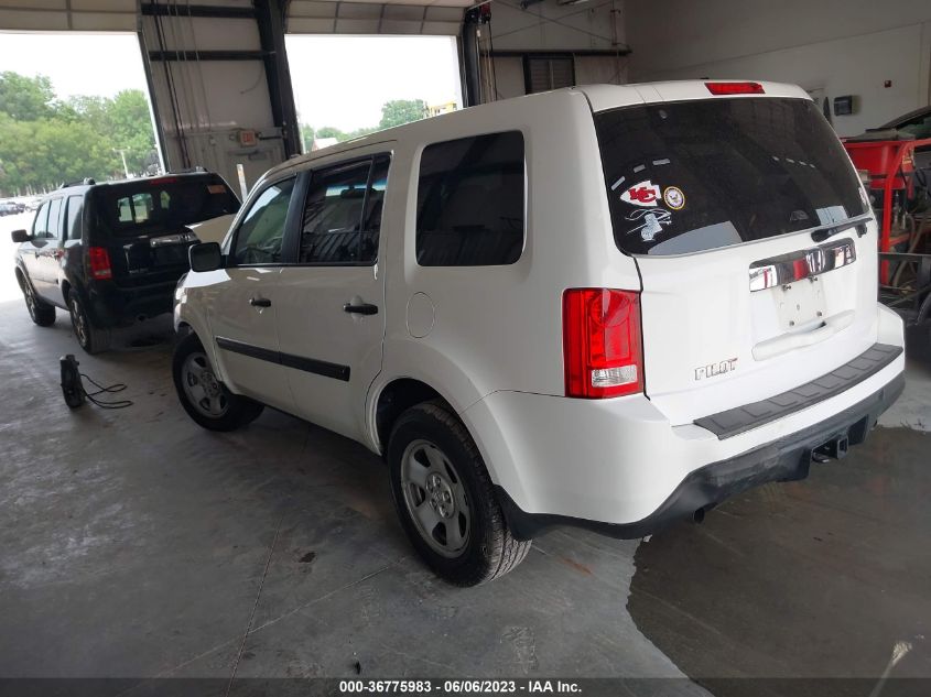 2015 HONDA PILOT LX - 5FNYF3H23FB013439