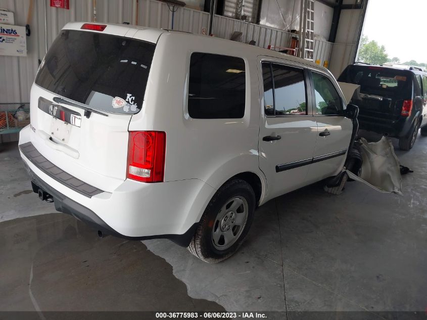 2015 HONDA PILOT LX - 5FNYF3H23FB013439