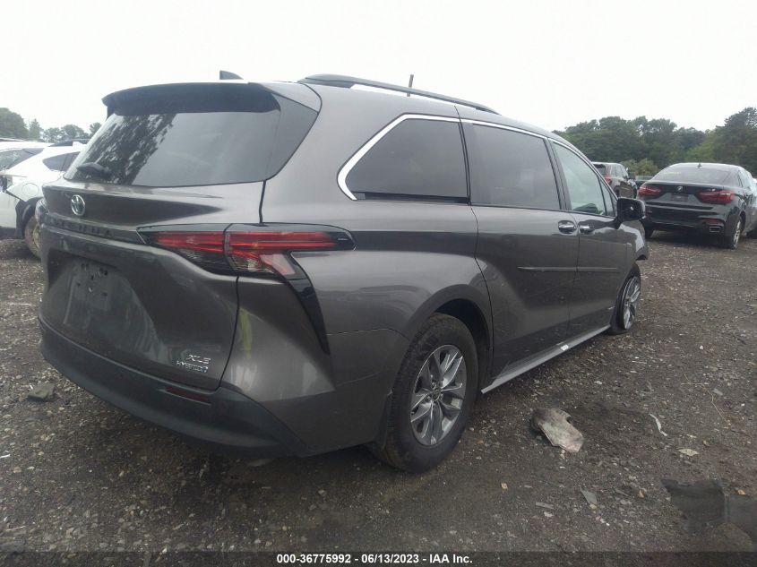 5TDYSKFC4MS039994 2021 TOYOTA SIENNA, photo no. 4