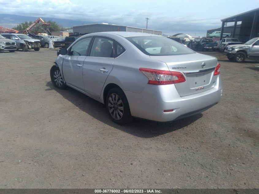 2014 NISSAN SENTRA S - 3N1AB7AP4EY217358