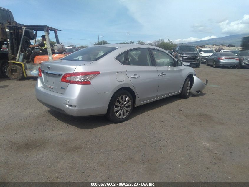 2014 NISSAN SENTRA S - 3N1AB7AP4EY217358