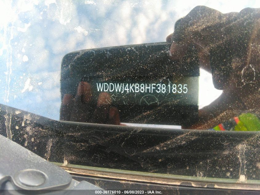 WDDWJ4KB8HF381835 2017 MERCEDES-BENZ C-CLASS, photo no. 9