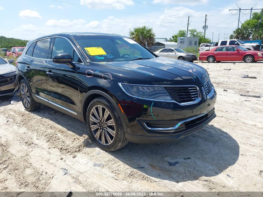 2016 LINCOLN MKX BLACK LABEL - 2LMPJ9JR9GBL58994