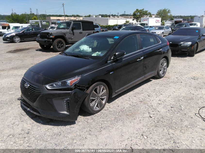2018 HYUNDAI IONIQ HYBRID LIMITED - KMHC85LC7JU083683