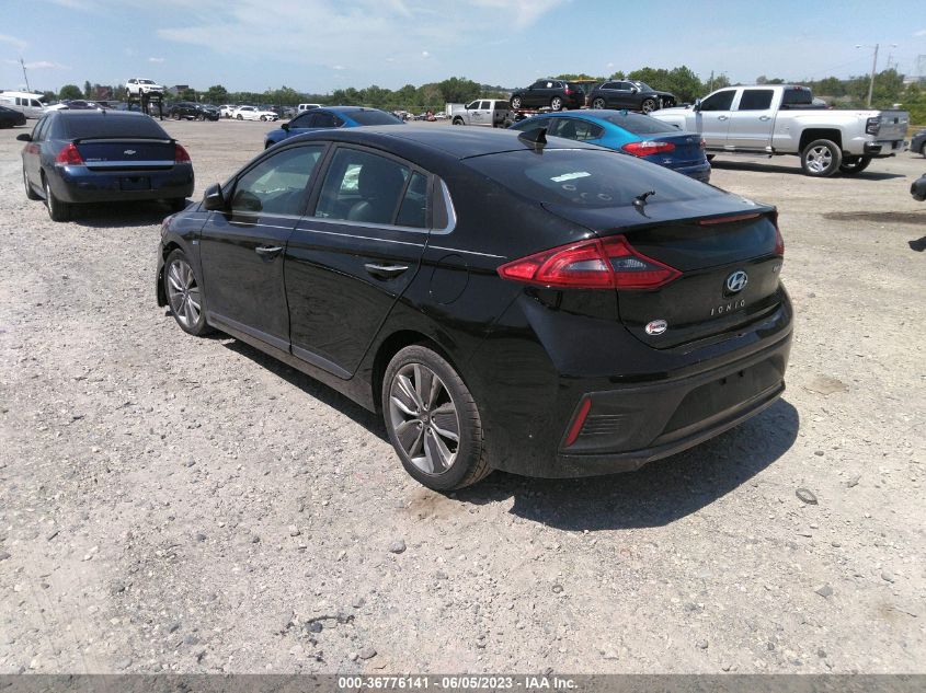 2018 HYUNDAI IONIQ HYBRID LIMITED - KMHC85LC7JU083683