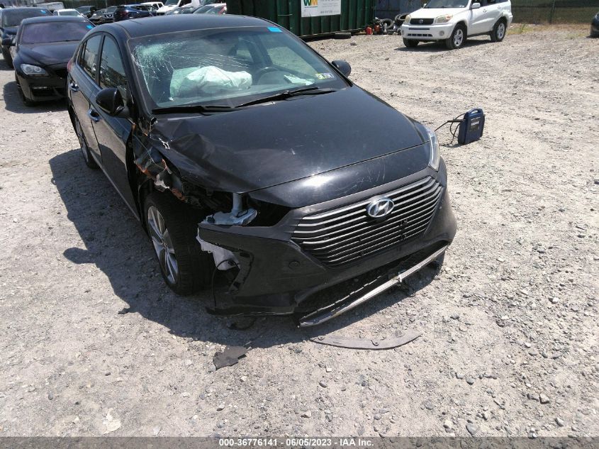 2018 HYUNDAI IONIQ HYBRID LIMITED - KMHC85LC7JU083683