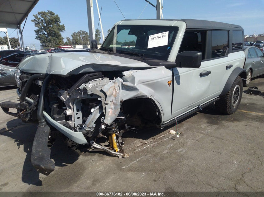 VIN 1FMEE5DP0NLB72414 2022 FORD BRONCO BASE/BIG BEND