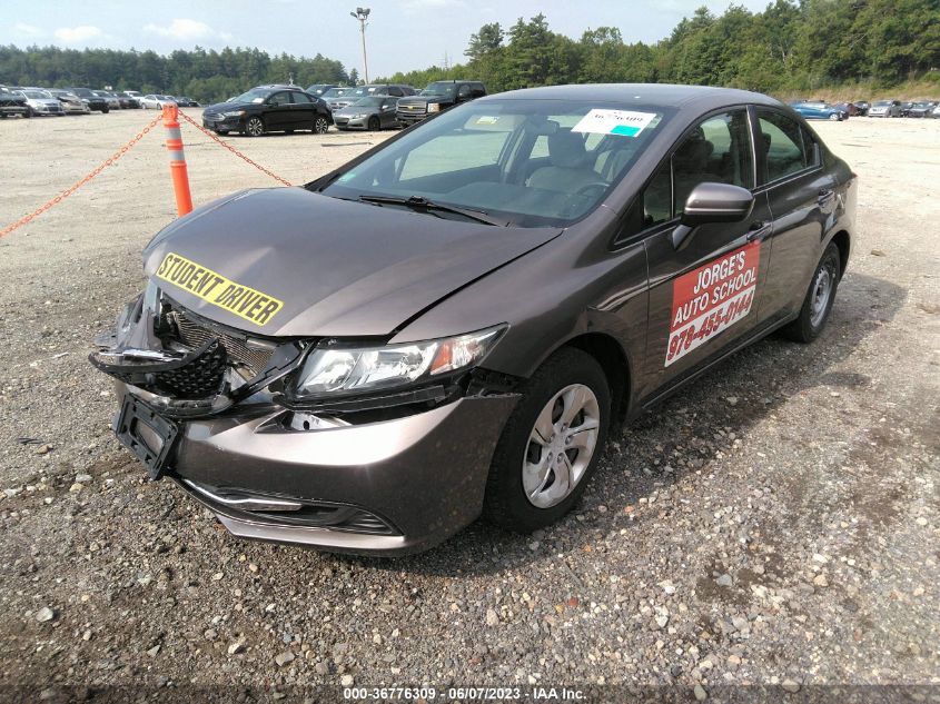 2014 HONDA CIVIC SEDAN LX - 2HGFB2F55EH525000