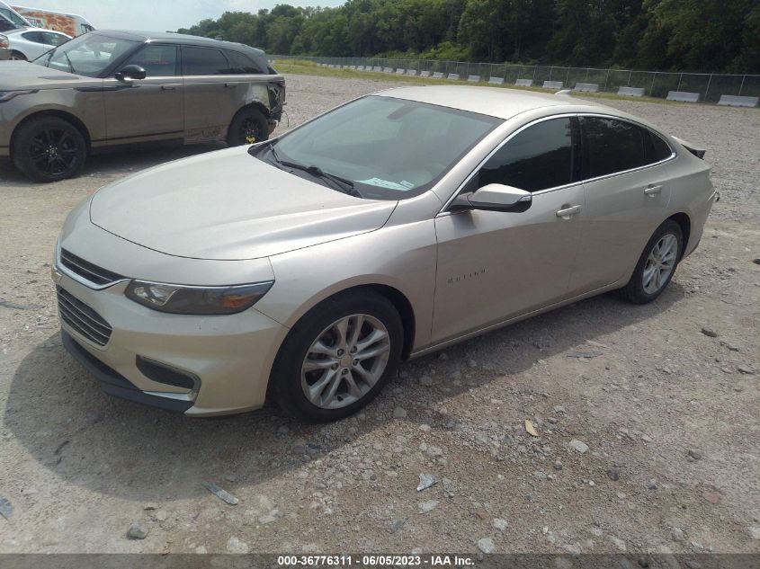 2016 CHEVROLET MALIBU LT - 1G1ZE5ST6GF326009
