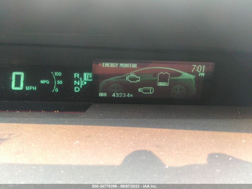 2015 TOYOTA PRIUS - JTDKN3DU9F1954984