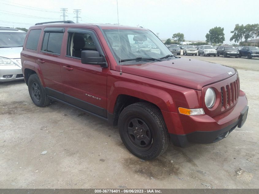 2014 JEEP PATRIOT SPORT - 1C4NJPBB8ED900719