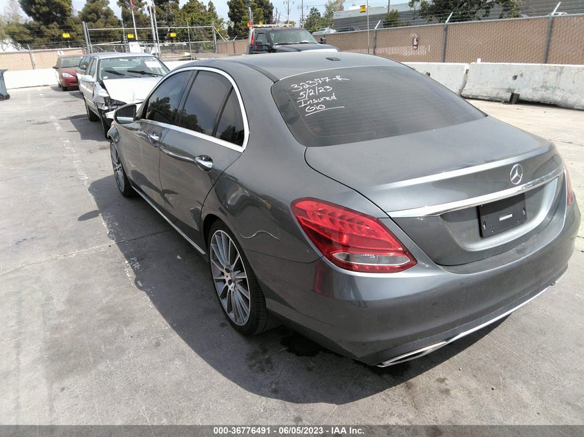 VIN 55SWF4JB1JU271621 2018 MERCEDES-BENZ C-CLASS C 300