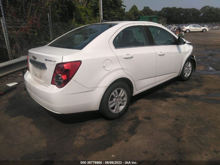 2015 CHEVROLET SONIC LT - 1G1JC5SHXF4112987