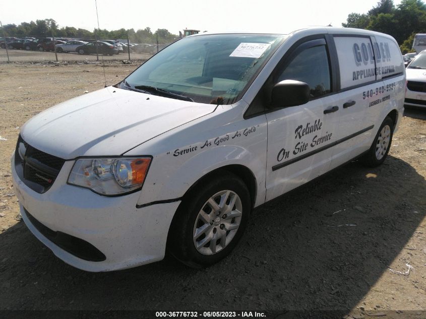 2015 RAM CARGO VAN TRADESMAN 2C4JRGAG0FR702042