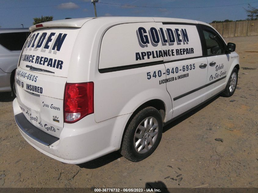 2015 RAM CARGO VAN TRADESMAN 2C4JRGAG0FR702042