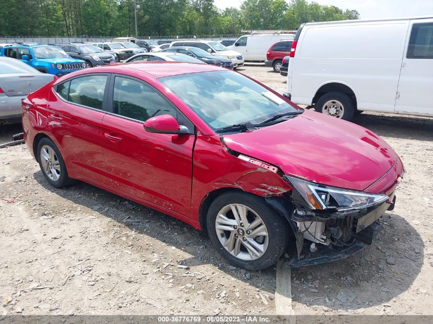 2019 HYUNDAI ELANTRA SEL - KMHD84LF2KU784481