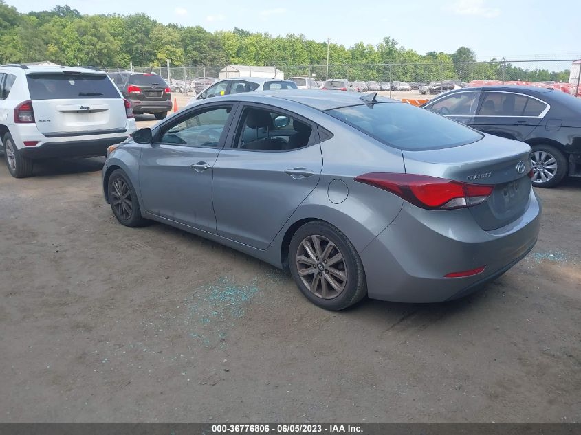 2016 HYUNDAI ELANTRA SE - KMHDH4AE6GU480068