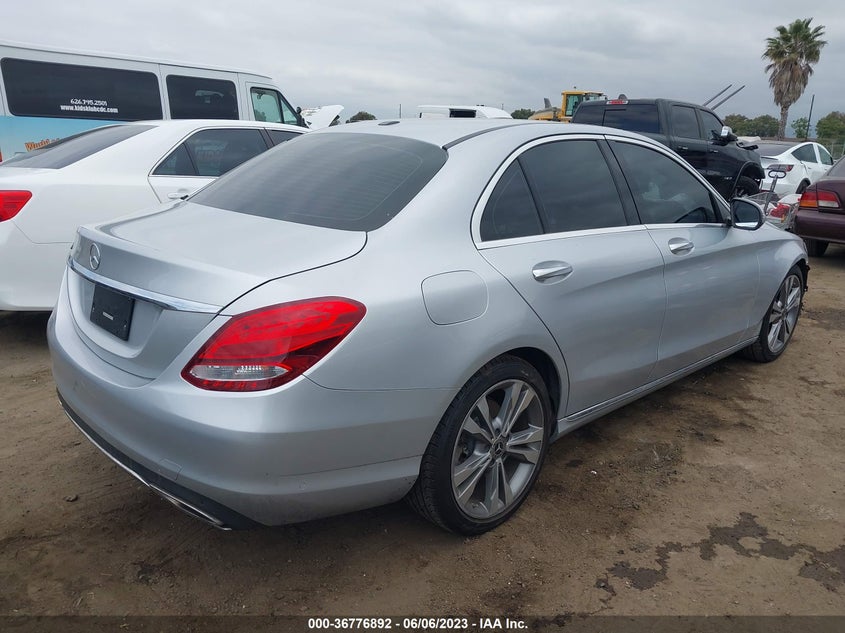 VIN 55SWF4JB4HU232516 2017 MERCEDES-BENZ C-CLASS C 300