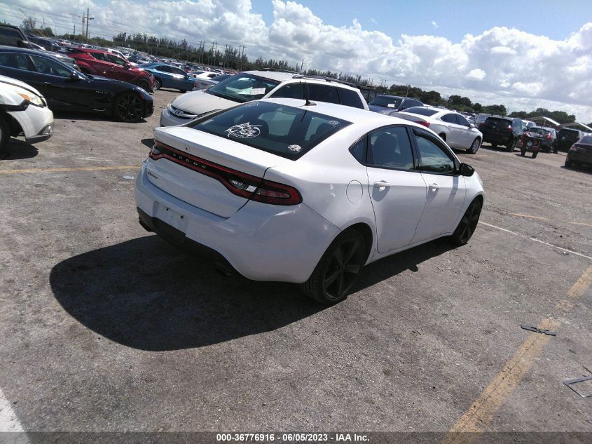 2016 DODGE DART SXT - 1C3CDFBB5GD515862