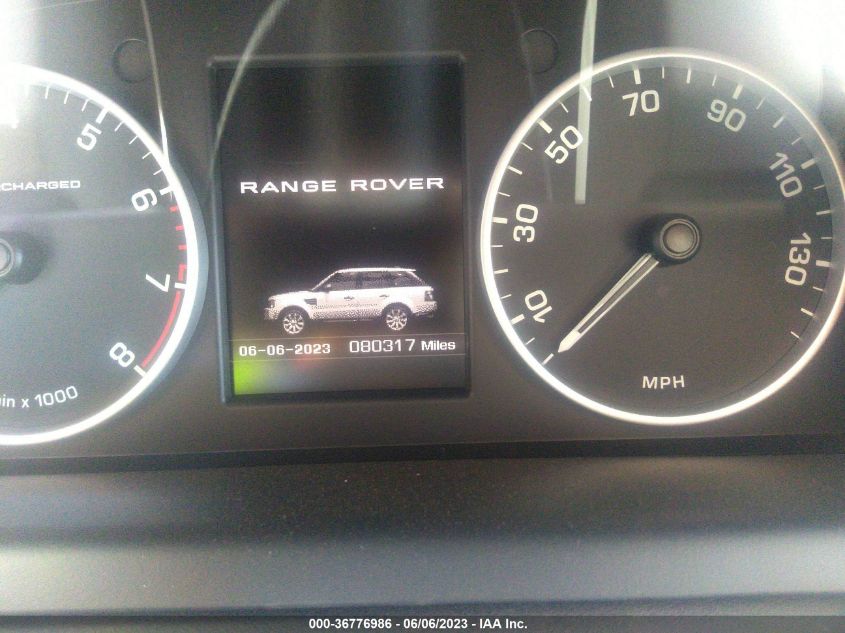 2013 LAND ROVER RANGE ROVER SPORT SC - SALSH2E48DA770982