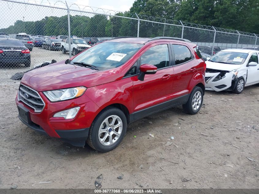 2020 FORD ECOSPORT SE - MAJ3S2GE6LC366686