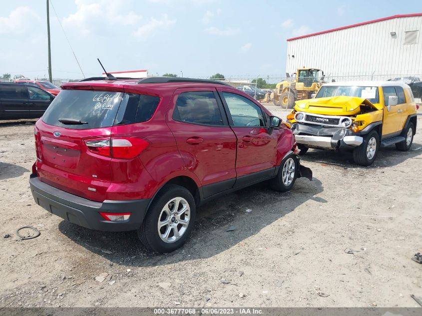 2020 FORD ECOSPORT SE - MAJ3S2GE6LC366686