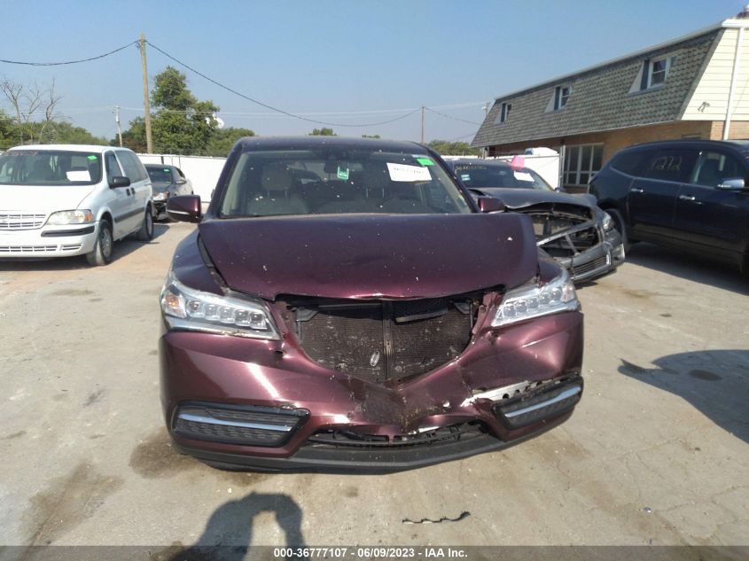 2015 ACURA MDX TECHNOLOGY - 5FRYD4H43FB025201