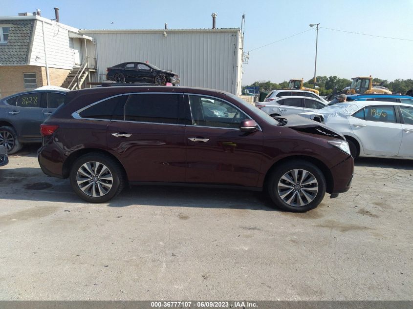 2015 ACURA MDX TECHNOLOGY - 5FRYD4H43FB025201