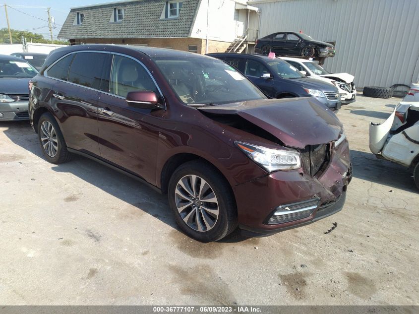 2015 ACURA MDX TECHNOLOGY - 5FRYD4H43FB025201