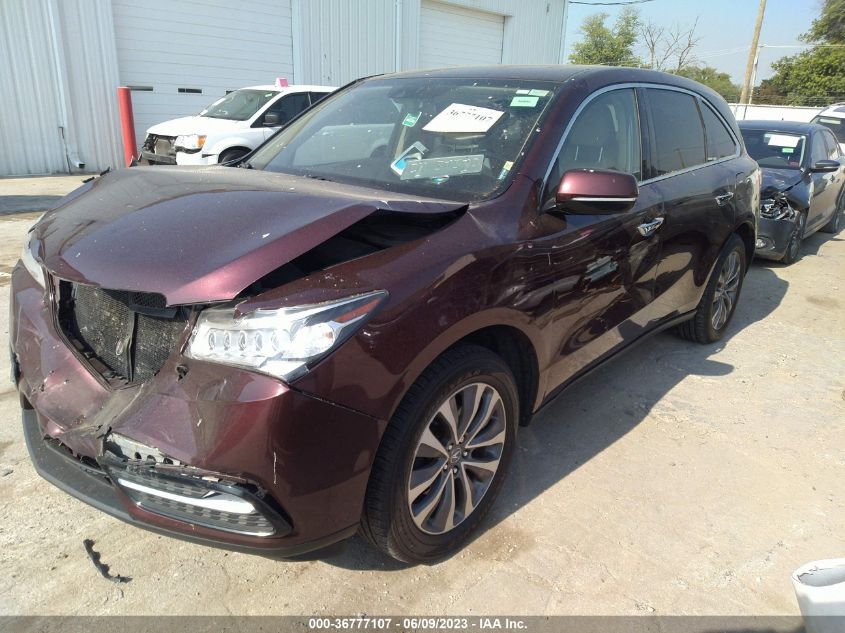 2015 ACURA MDX TECHNOLOGY - 5FRYD4H43FB025201