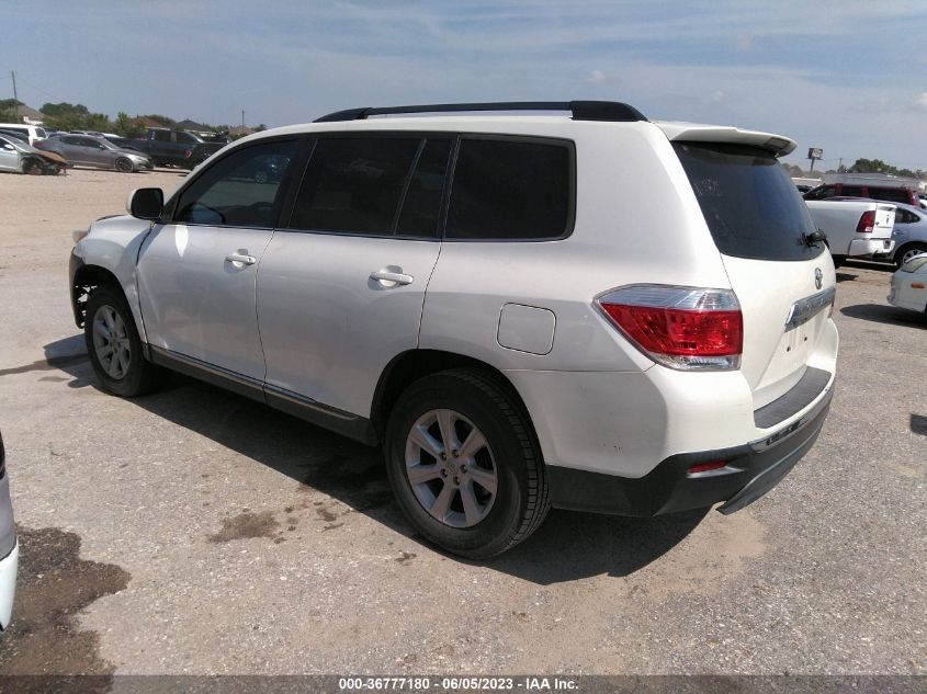 2013 TOYOTA HIGHLANDER - 5TDZA3EHXDS045289