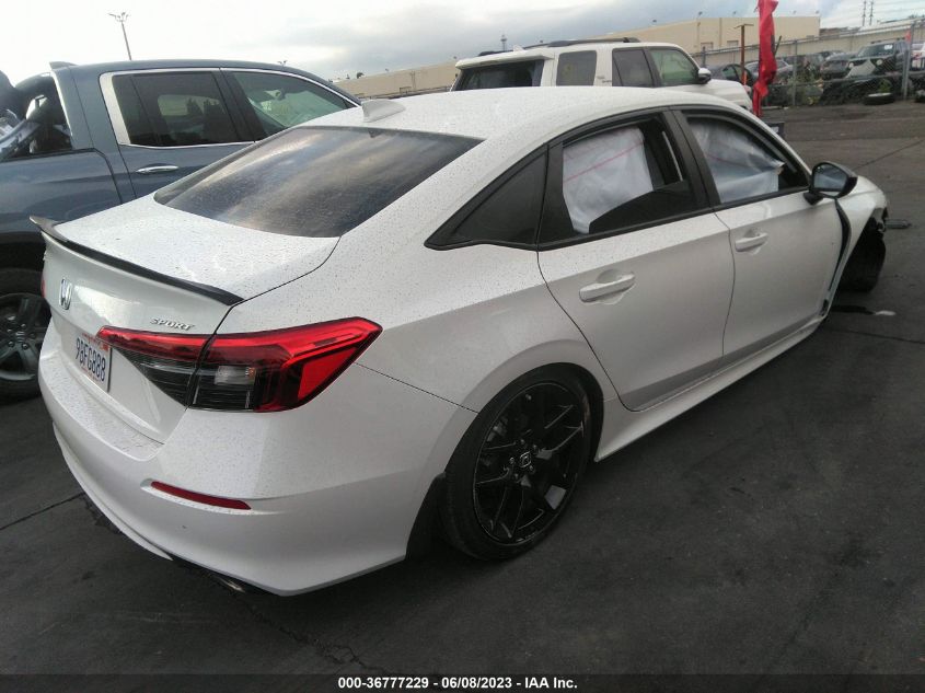 2022 HONDA CIVIC SEDAN SPORT - 2HGFE2F50NH581482