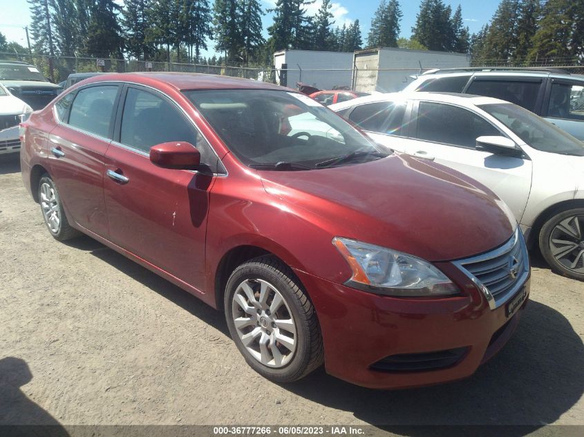 2015 NISSAN SENTRA SR/SL/S/SV/FE+ S - 3N1AB7AP4FY248532