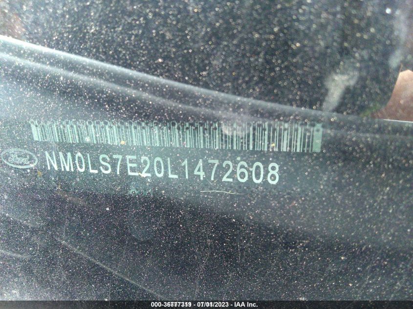 2020 FORD TRANSIT CONNECT VAN XL - NM0LS7E20L1472608