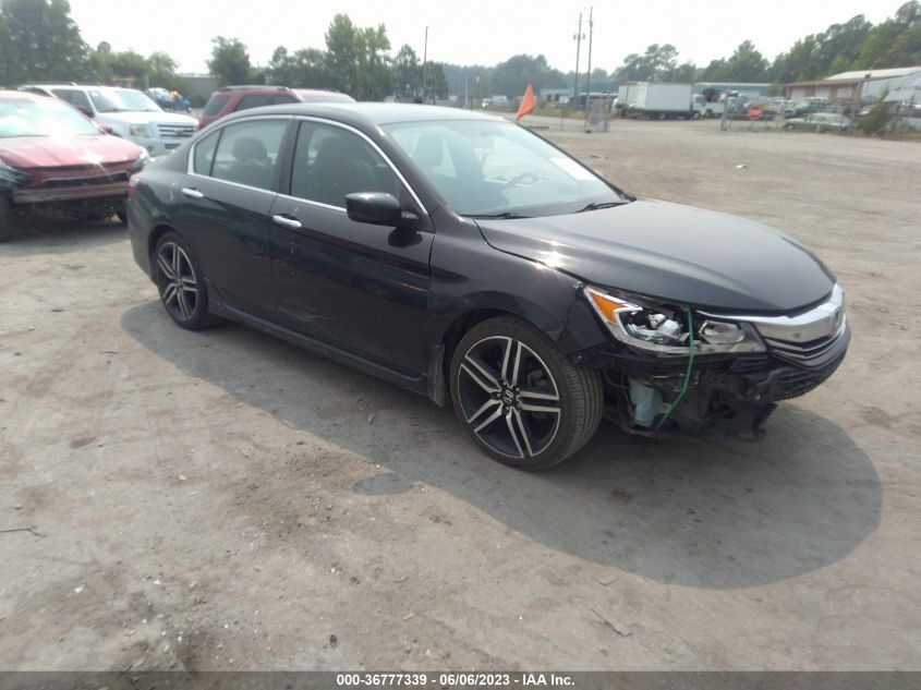 2016 HONDA ACCORD SEDAN SPORT - 1HGCR2F52GA058697