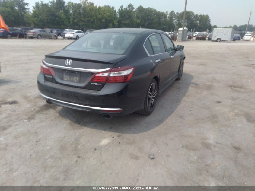 2016 HONDA ACCORD SEDAN SPORT - 1HGCR2F52GA058697