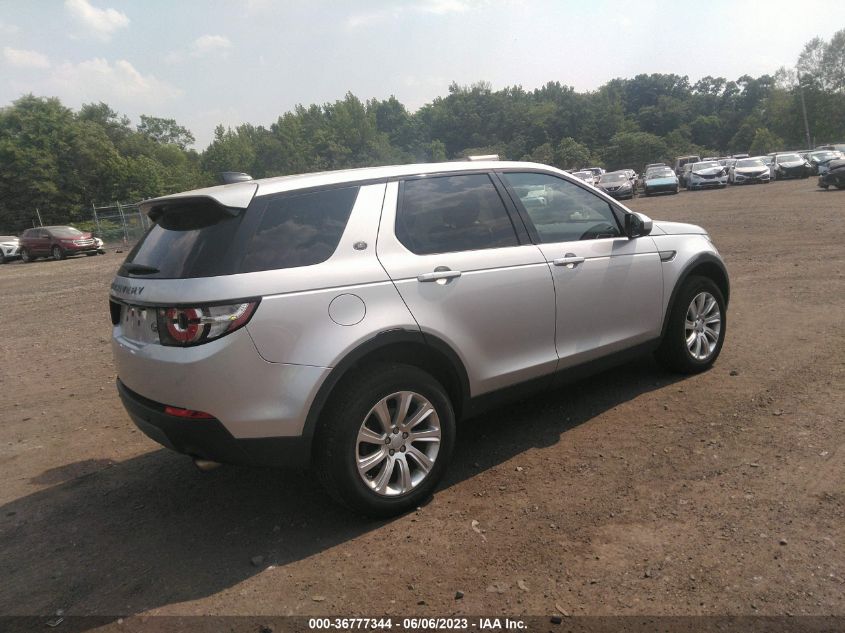 2017 LAND ROVER DISCOVERY SPORT SE - SALCP2BG8HH655401