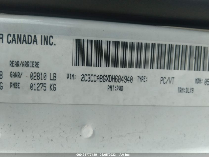 2013 CHRYSLER 300 300S - 2C3CCABGXDH684940