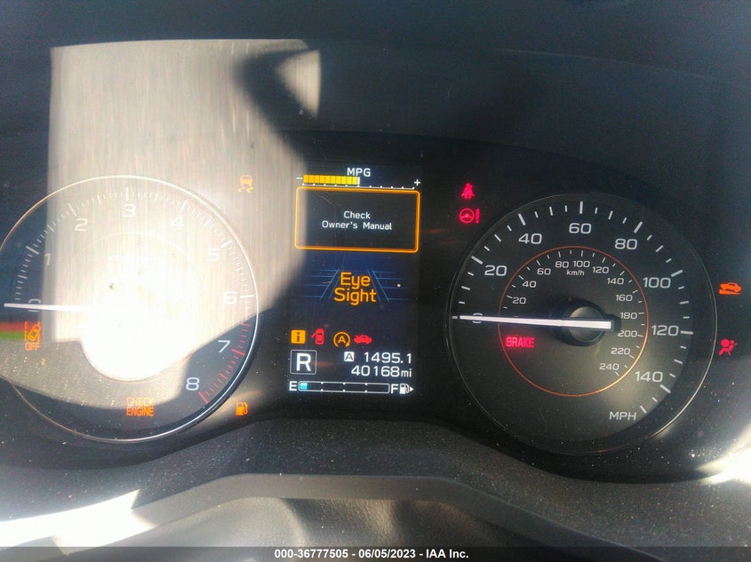 VIN JF2GTAPCXL8238960 2020 SUBARU CROSSTREK PREMIUM