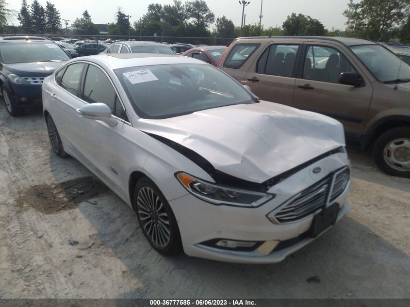 2017 FORD FUSION ENERGI TITANIUM/PLATINUM - 3FA6P0SU8HR152065