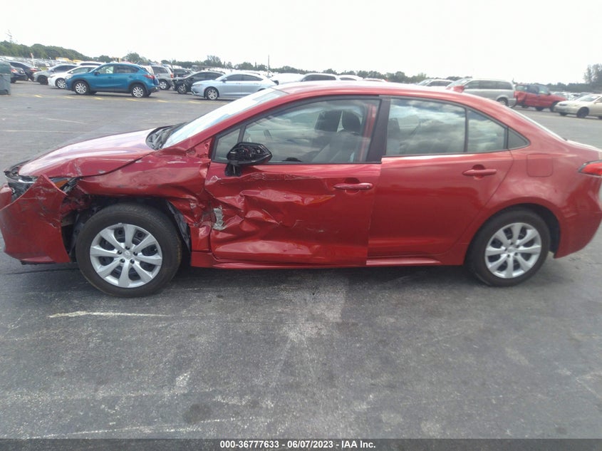 VIN 5YFEPMAE3MP187765 2021 TOYOTA COROLLA LE