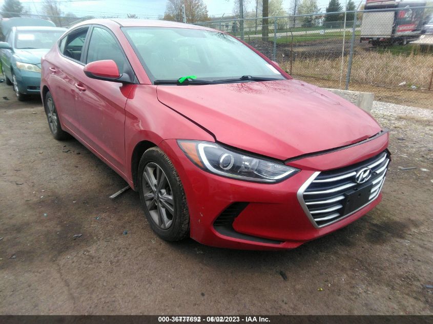 2018 HYUNDAI ELANTRA SEL - 5NPD84LF9JH295881