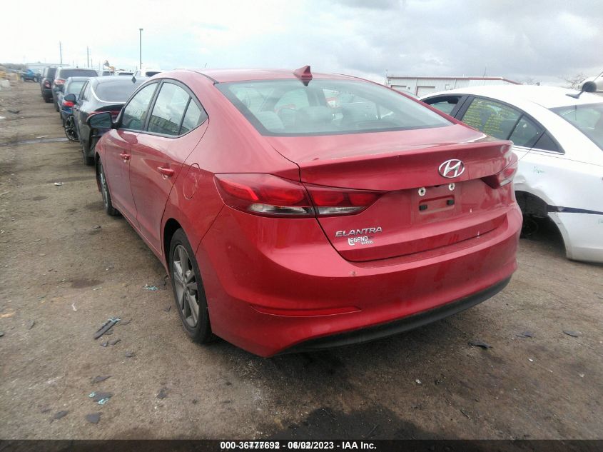 2018 HYUNDAI ELANTRA SEL - 5NPD84LF9JH295881