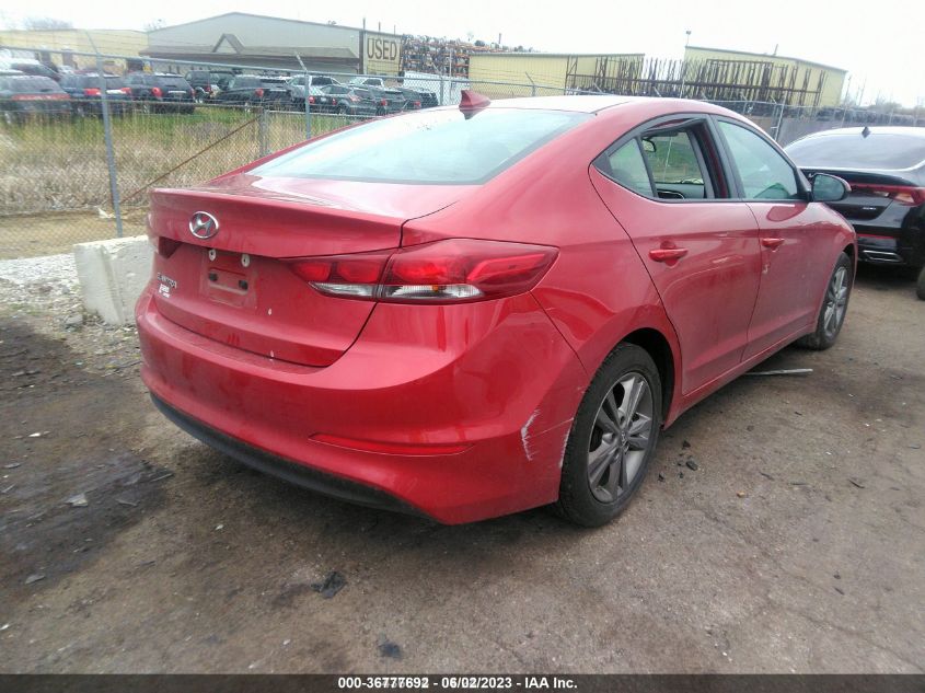 2018 HYUNDAI ELANTRA SEL - 5NPD84LF9JH295881