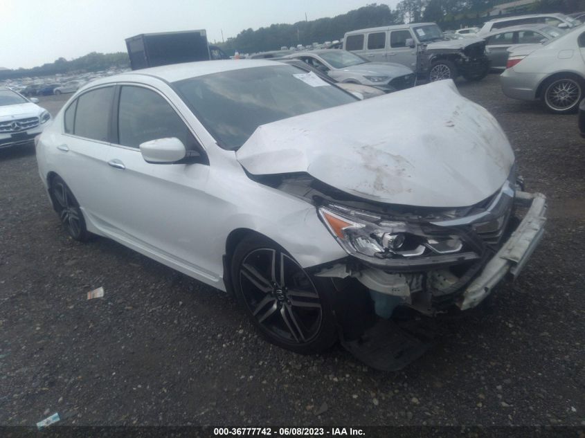 2017 HONDA ACCORD SEDAN SPORT - 1HGCR2F56HA205783