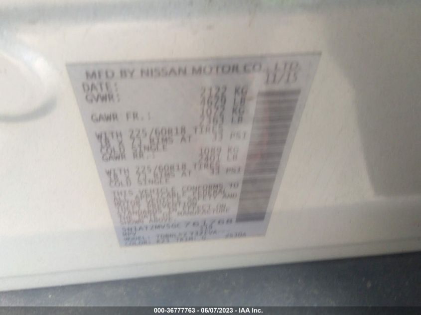 2016 NISSAN ROGUE SL - 5N1AT2MV5GC761768